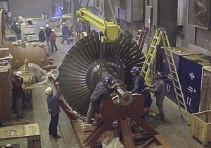 steam turbine construction in Milford, CT